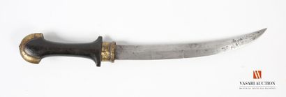 Couteau de ceinture Koumya, lame courbe de...