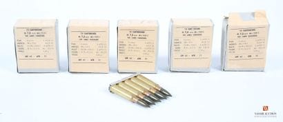 Munitions de catégorie C 7° : 75 cartouches...
