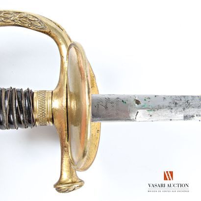 Épée d'officier de Marine, monture laiton...