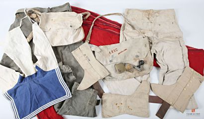Lot vêtements militaires et divers - Armée...