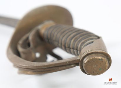 Sabre d'officier modèle 1889, lame droite...