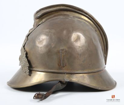 Casque laiton de Sapeur-pompier modèle 1885,...
