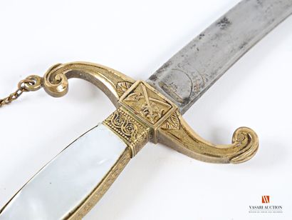 Dague d'officier de Marine, pommeau léonin...
