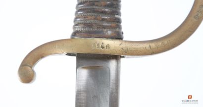 Sabre troupe de canonnier monté modèle 1829,...