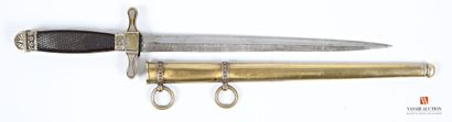 Dague d'officier de Marine, pommeau laiton...