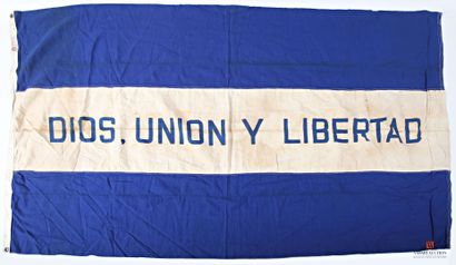 Drapeau du Salvador, coton imprimé 89 x 147...