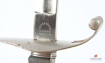 Sabre bavarois pour officier, lame légèrement...