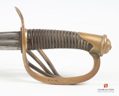 Sabre de Dragon modèle 1854, belle lame droite...