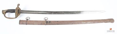Sabre modèle 1855, monture laiton à une branche...