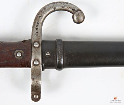 Baïonnette Gras modèle 1874, lame droite...