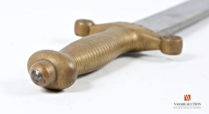Glaive allemand, lame droite de 572 mm, poignée...