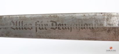 Dague brune modèle 1933, poignée bois marron...