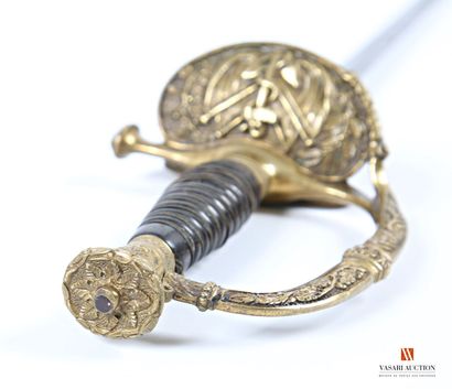 Épée d'officier de Marine, monture laiton...