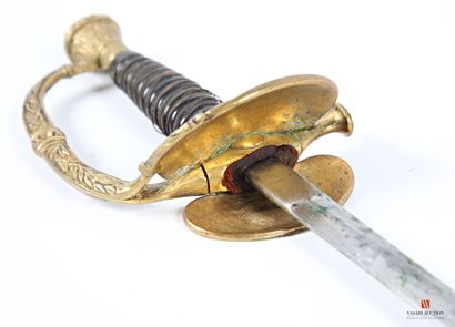 Épée d'officier de Marine, monture laiton...