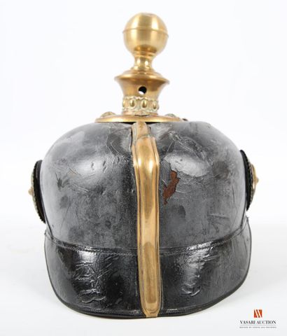 Casque à pointe modèle 1895 nominatif d'officier...