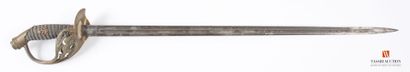 Sabre d'officier modèle 1889, lame droite...