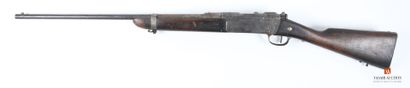 Fusil Lebel transformé chasse, boitier marqué...