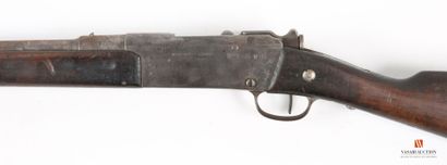 Fusil Lebel transformé chasse, boitier marqué...