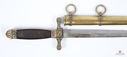 Dague d'officier de Marine, pommeau laiton...