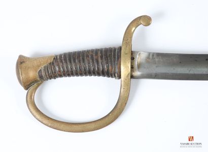 Sabre troupe de canonnier monté modèle 1829,...