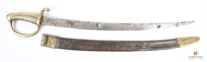 Sabre d'infanterie Briquet, lame courbe de...