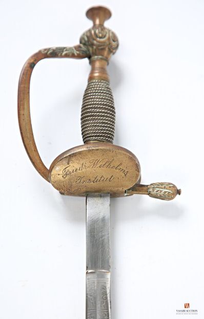 Épée de professeur, lame droite de 800 mm...