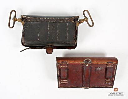 Giberne de gendarmerie modèle 1875, cuir...