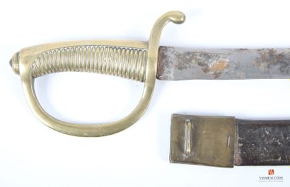 Sabre d'infanterie Briquet, lame courbe de...