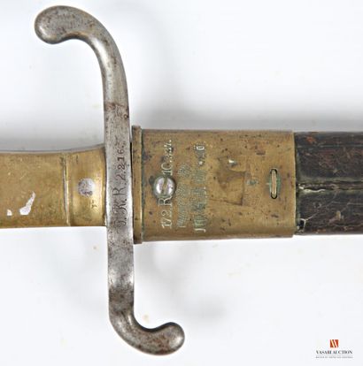 Sabre-baïonnette modèle 1871, lame de 465...