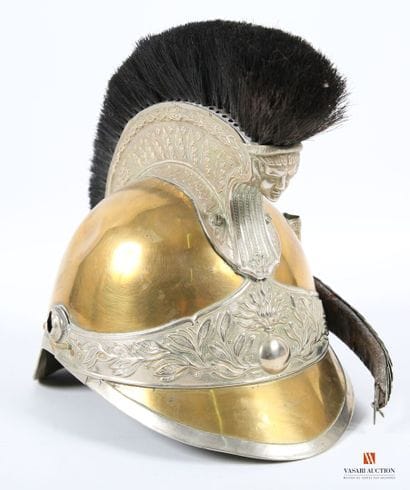 Casque troupe de gendarme à pied modèle 1912,...