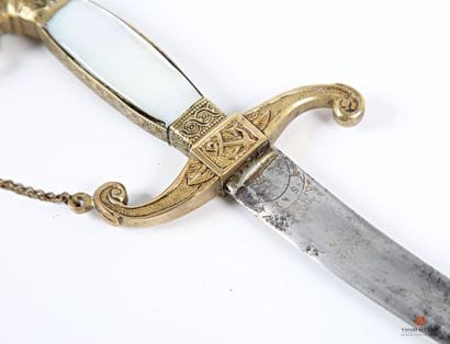 Dague d'officier de Marine, pommeau léonin...