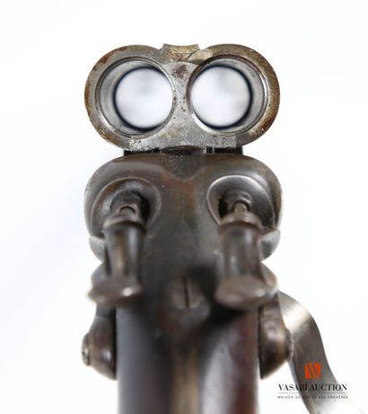 Beau fusil de chasse calibre 16-65, percussion...