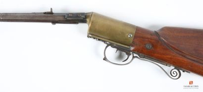 Fusil à vent calibre 9 mm, canon à pans au...