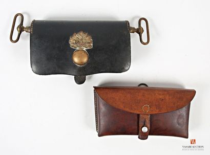 Giberne de gendarmerie modèle 1875, cuir...