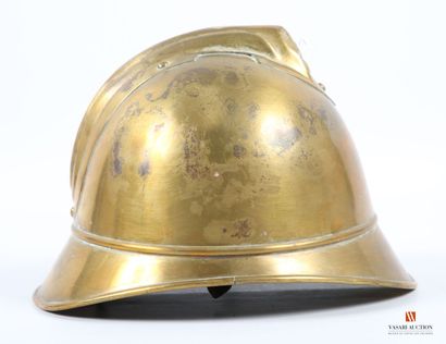 Casque laiton de Sapeur-pompier modèle 1923,...