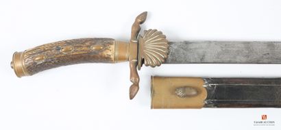 Beau couteau de chasse, lame droite de 408...