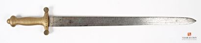 Glaive allemand, lame droite de 572 mm, poignée...