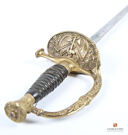 Épée d'officier de Marine, monture laiton...