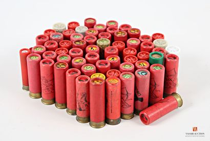 64 munitions de catégorie C : 3 cartouches...