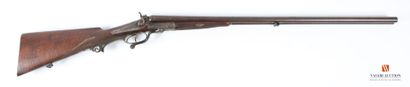 Beau fusil de chasse calibre 16-65, percussion...