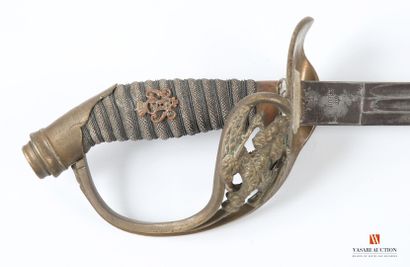 Sabre d'officier modèle 1889, lame droite...