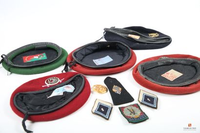 Armée francaise : béret rouge de parachutiste...