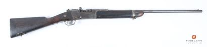 Fusil Lebel transformé chasse, boitier marqué...
