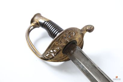 Sabre modèle 1855, monture laiton à une branche...