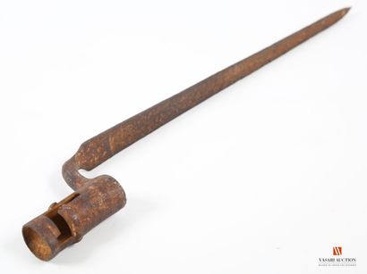 Baïonnette à douille type 1777/an 9, douille...