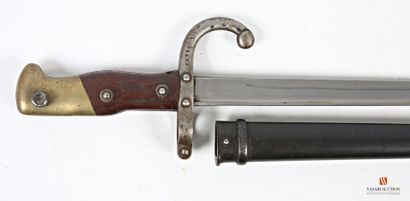 Baïonnette Gras modèle 1874, lame droite...