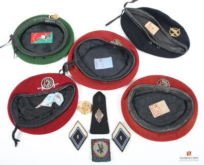 Armée francaise : béret rouge de parachutiste...