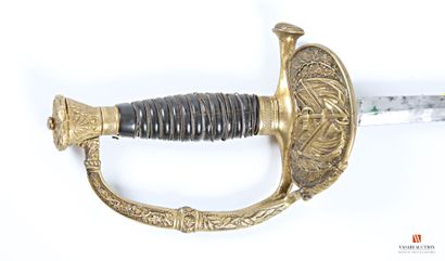 Épée d'officier de Marine, monture laiton...