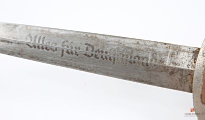 Dague brune modèle 1933, poignée bois marron...