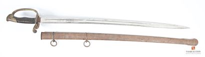 Sabre modèle 1855, monture laiton à une branche...